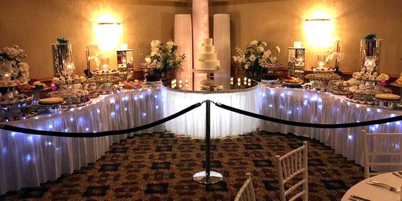 Our extremely famous desert table at the Grecian Center!