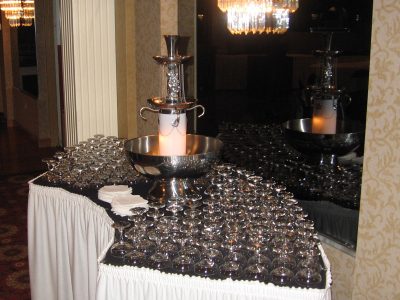 champagne fountain